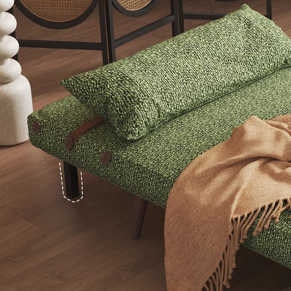 Cotton Doll Green Cotton & Linen Accent Chairs