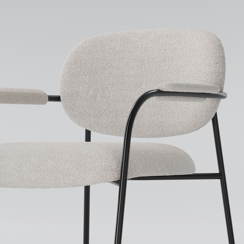 Fully Assemble Beige Velvet Accent Chairs