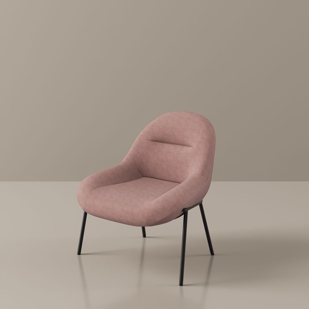 Chenille Pink Chenille Accent Chairs