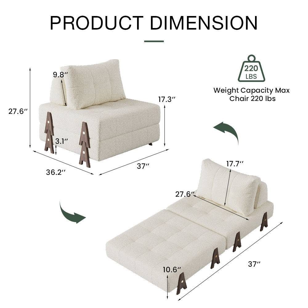 Partial Assembly Required Walnut & White Fabric Accent Chairs