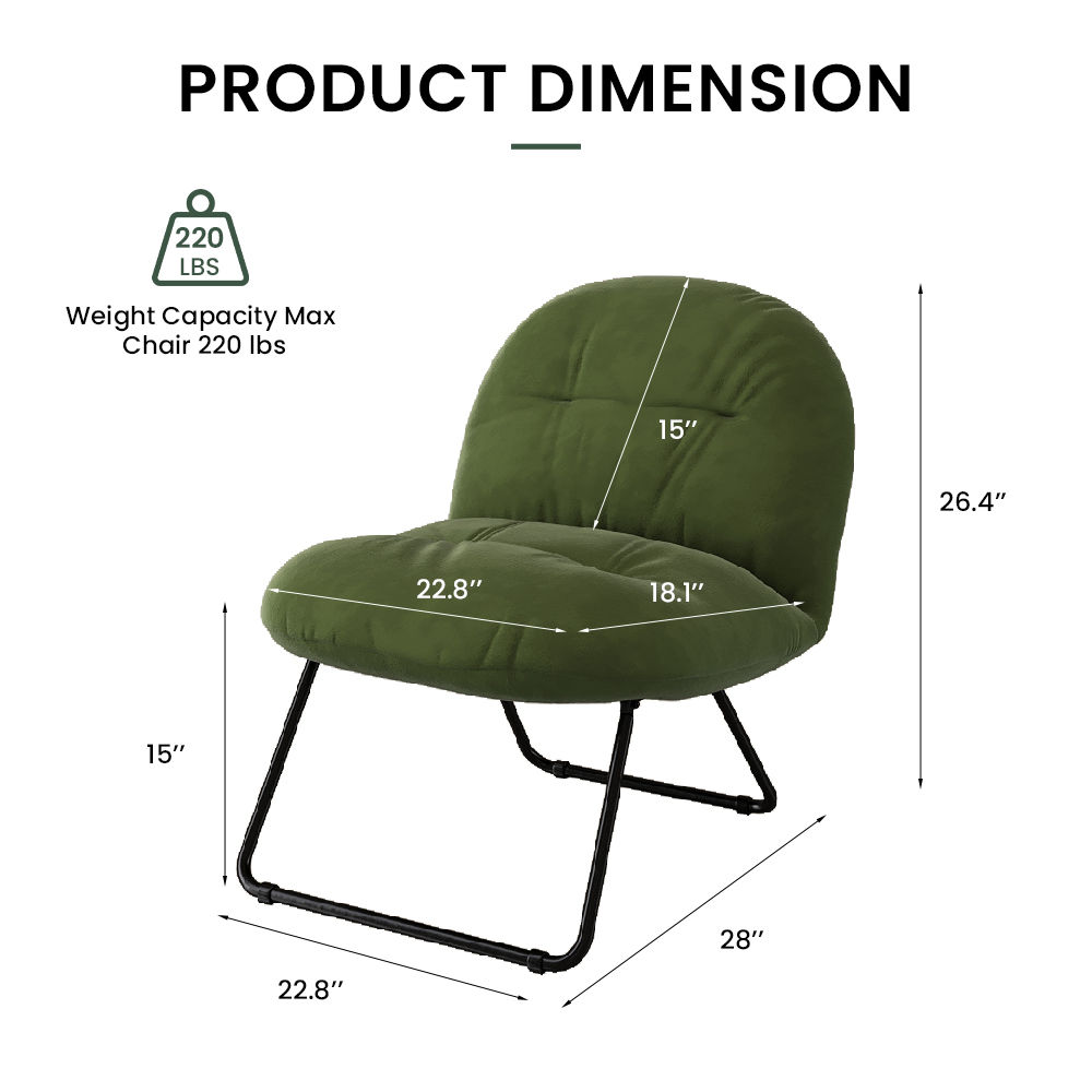 Home Theater Green Velvet Accent Chairs