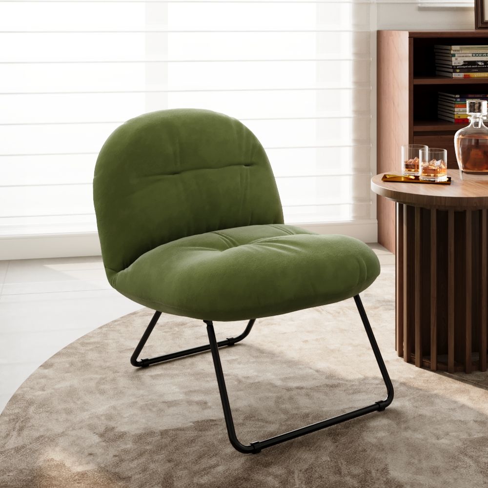 RV Green Velvet Accent Chairs