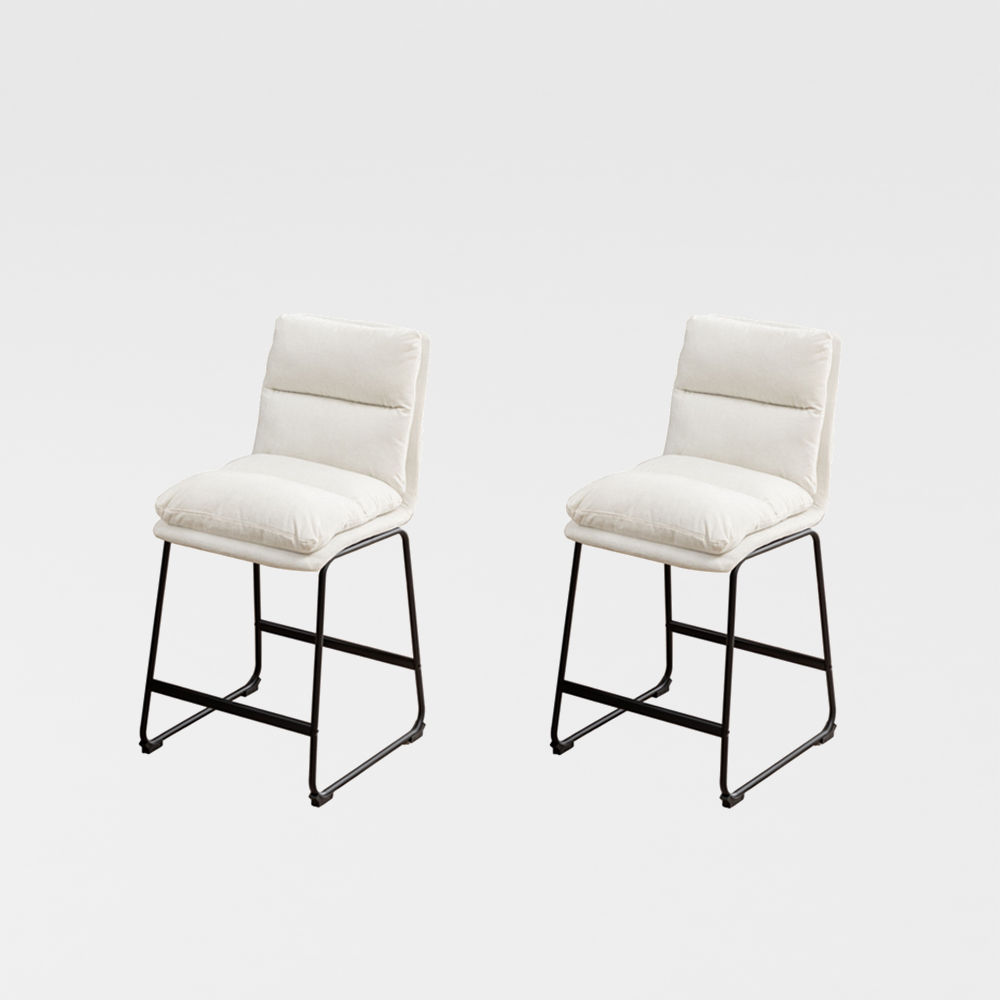 Polyester Beige Polyester Bar Stools & Counter Stools