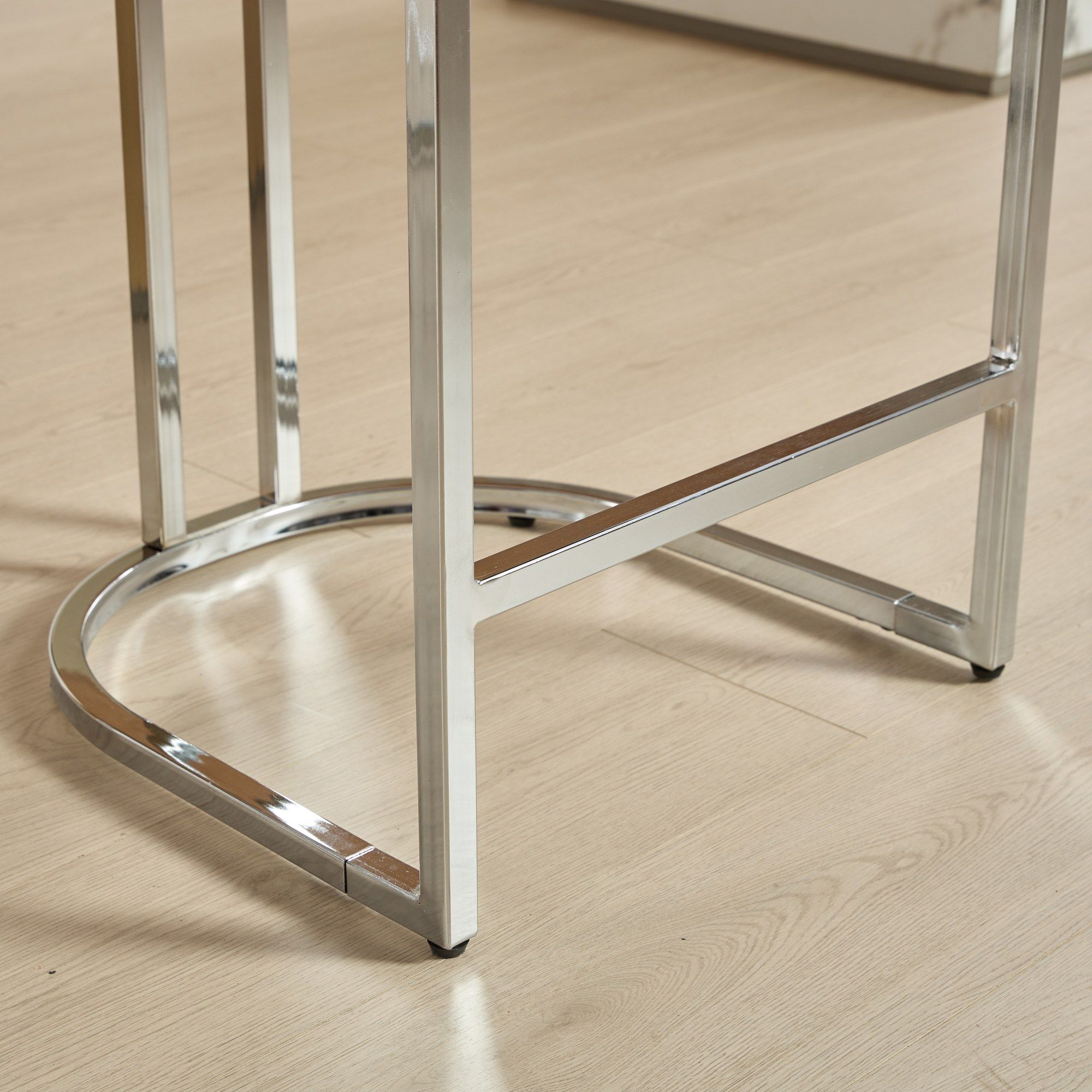 Velvet Black & Silver Velvet Bar Stools & Counter Stools