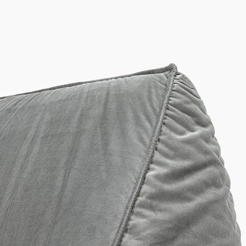 Fabric Gray Velvet Beds