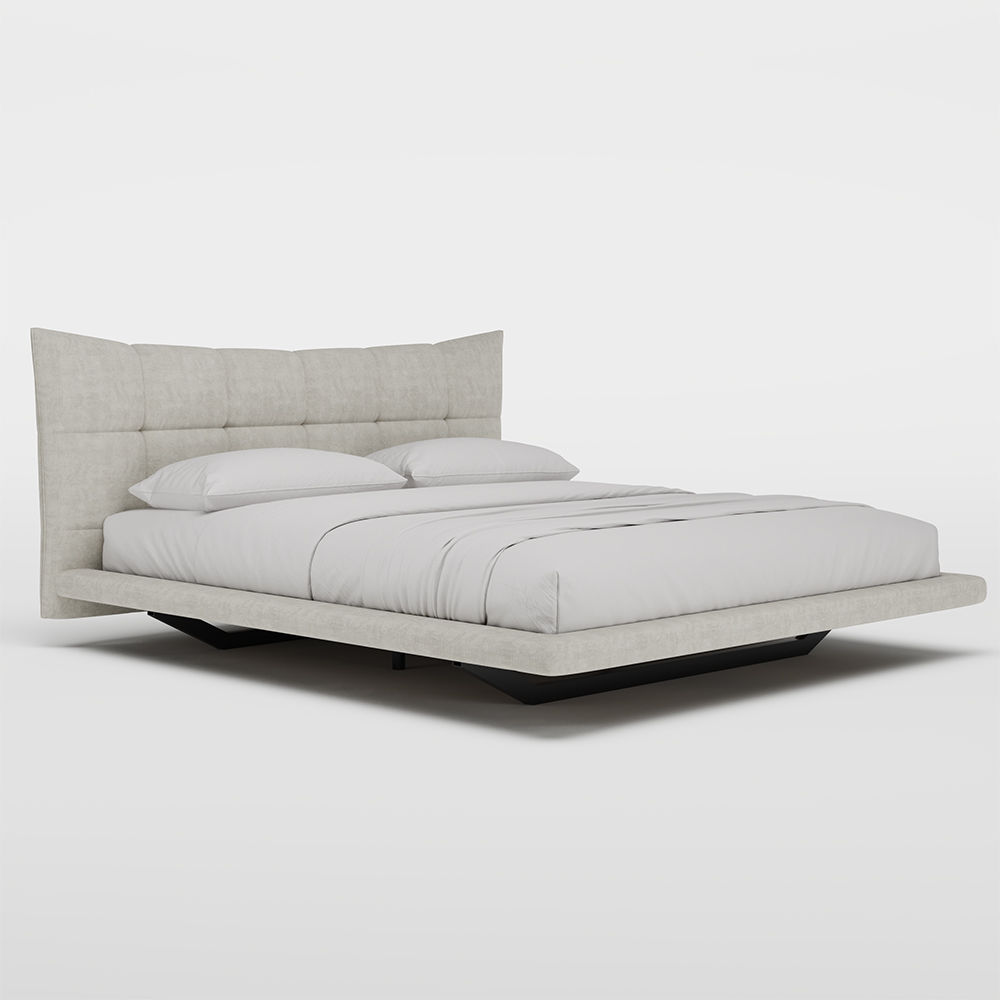 Rectangular Oatmeal Fabric Beds