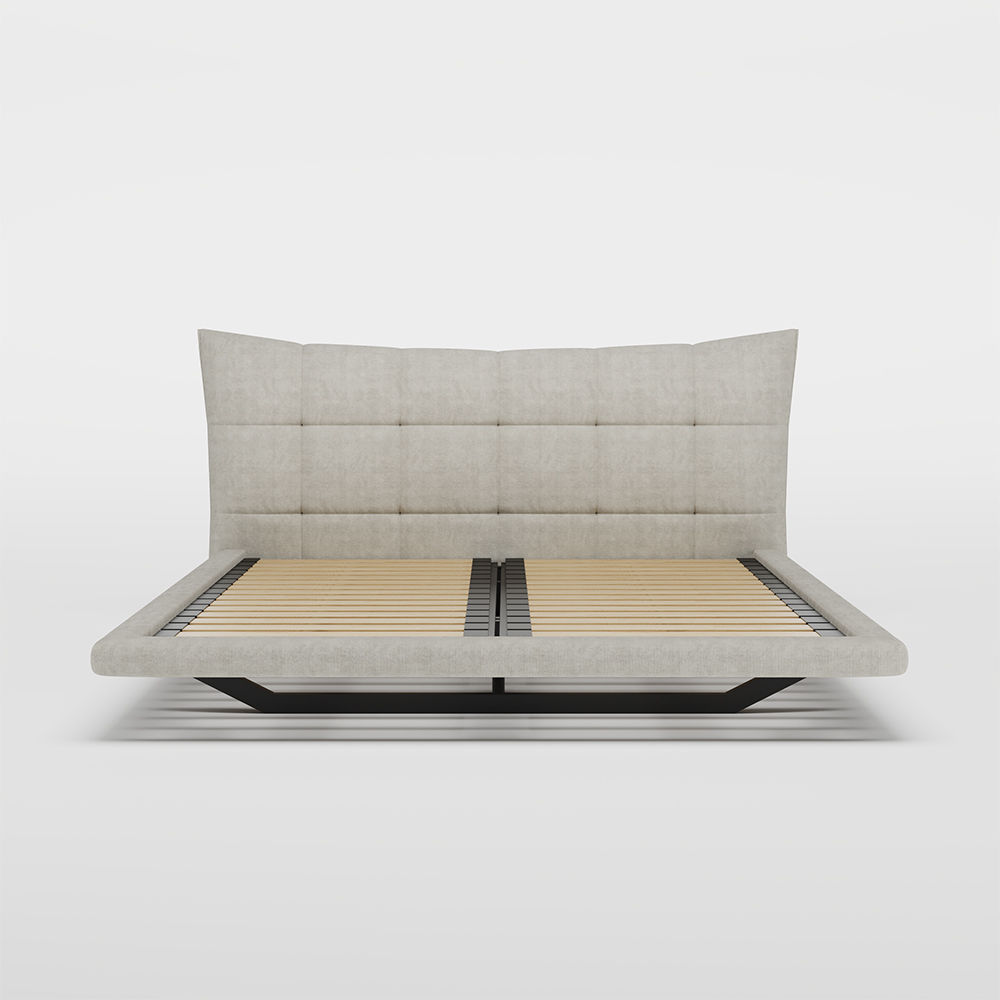 Modern Oatmeal Fabric Beds