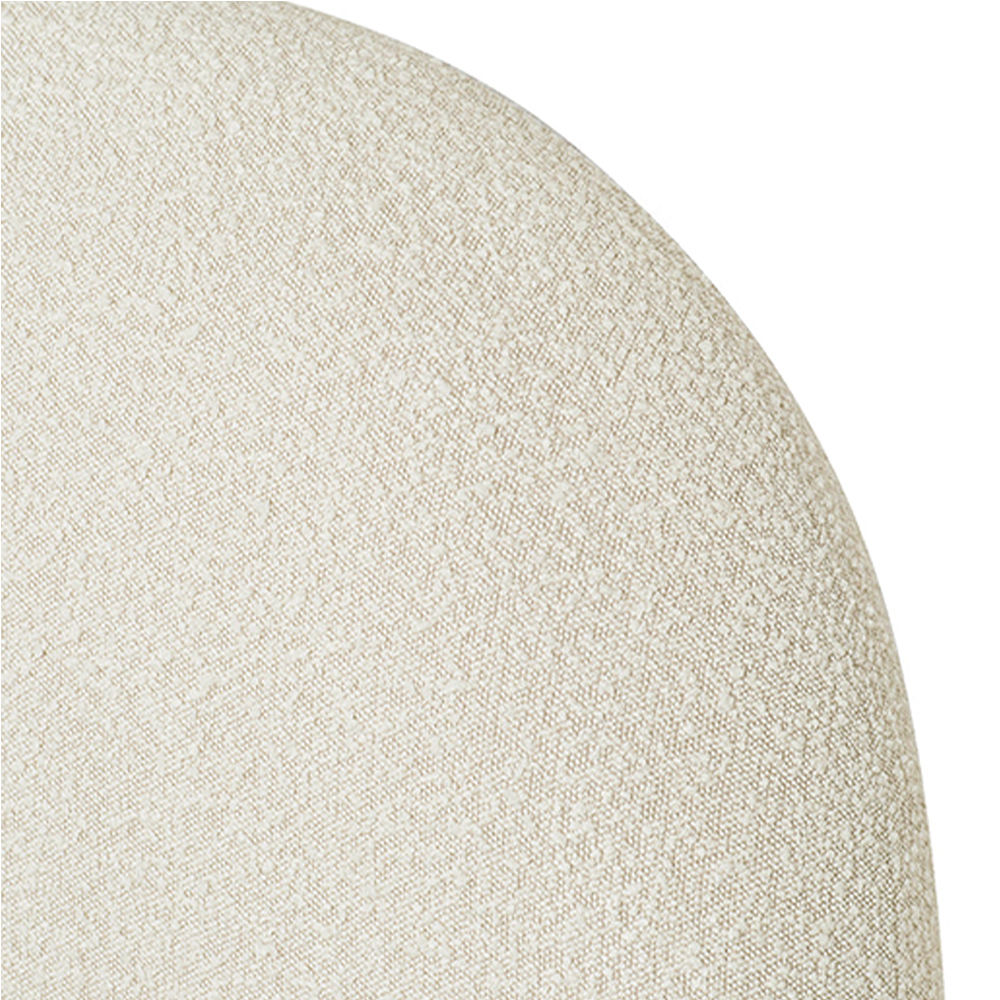 On the Ground Beige Boucle Beds
