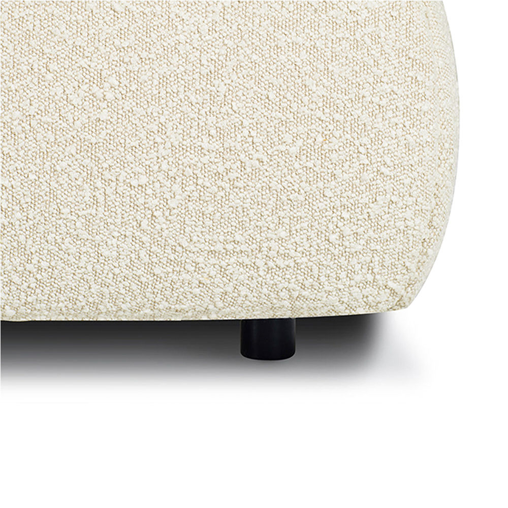 Partly Assemble Beige Boucle Beds