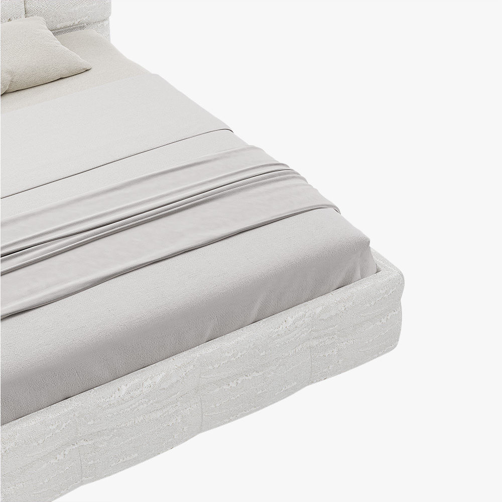 Modern Beige Fabric Beds