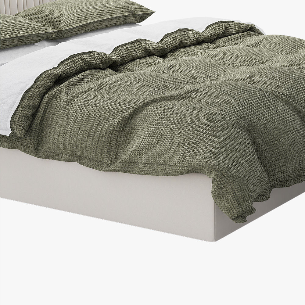 On the Ground Beige Fabric Beds
