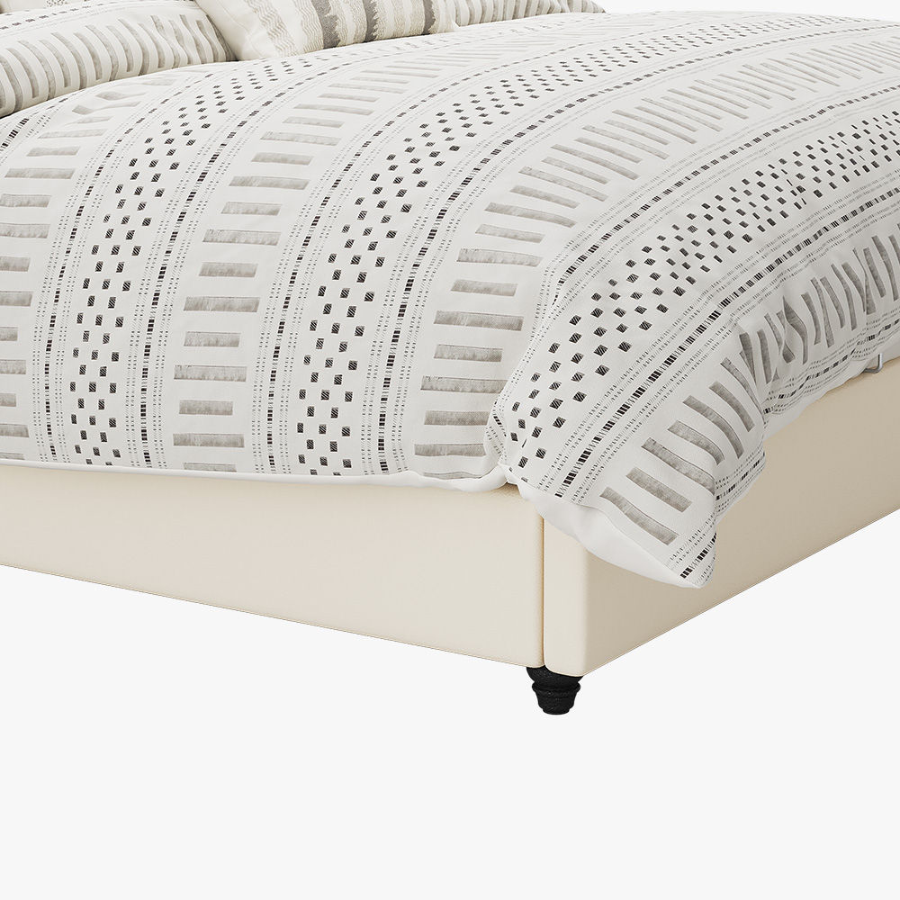 Modern Beige Leather Beds