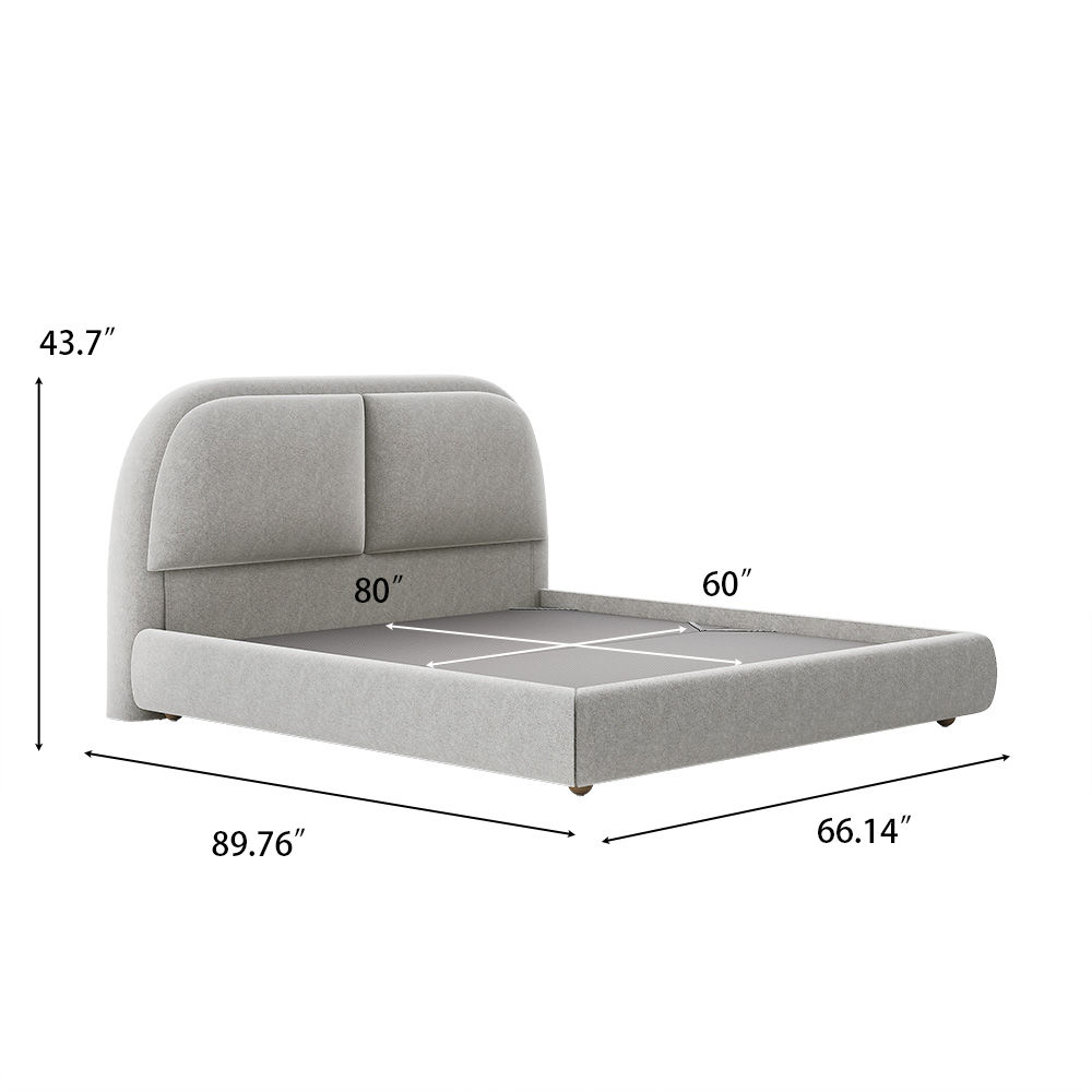 Fabric Beige Fabric Beds