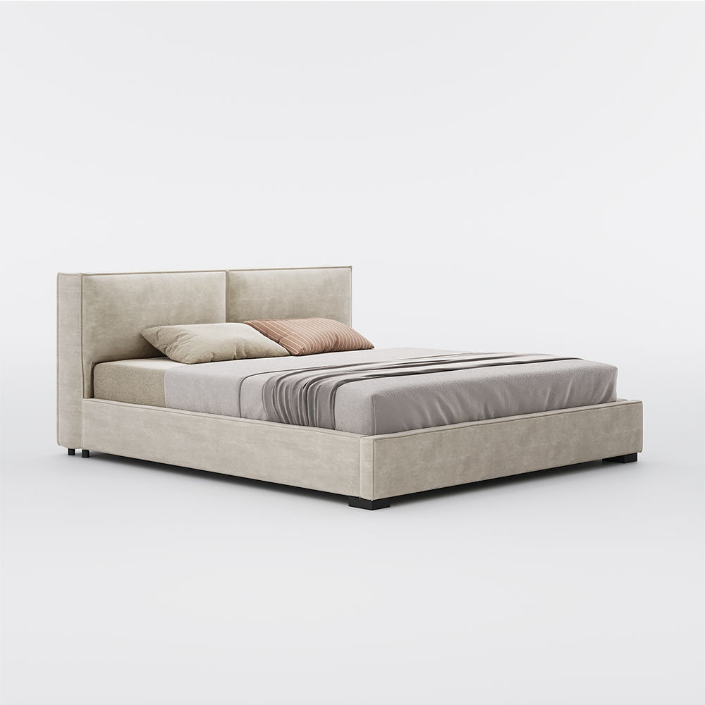 Beige Fabric Beds