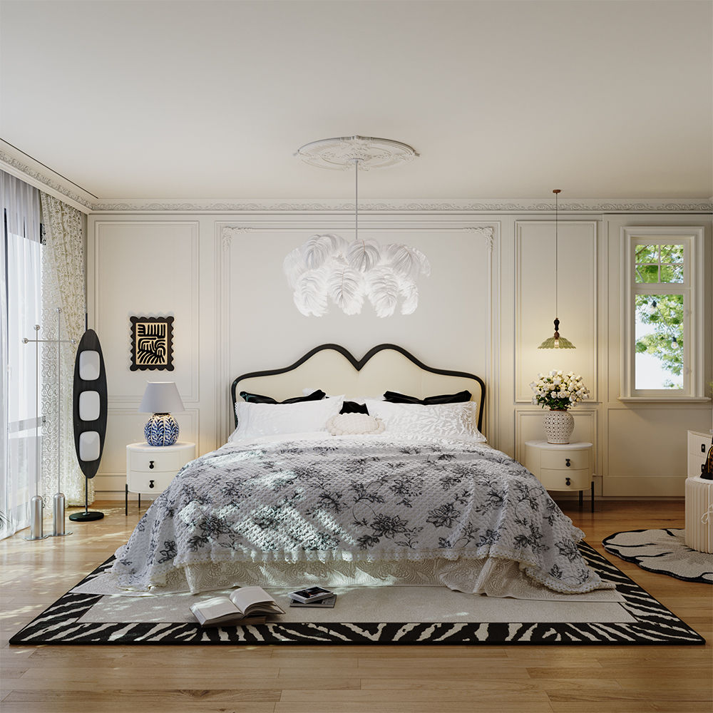 Leather Beige Leather Beds