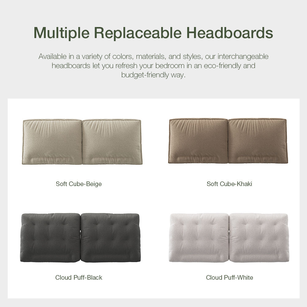 Modern White Polyester Beds