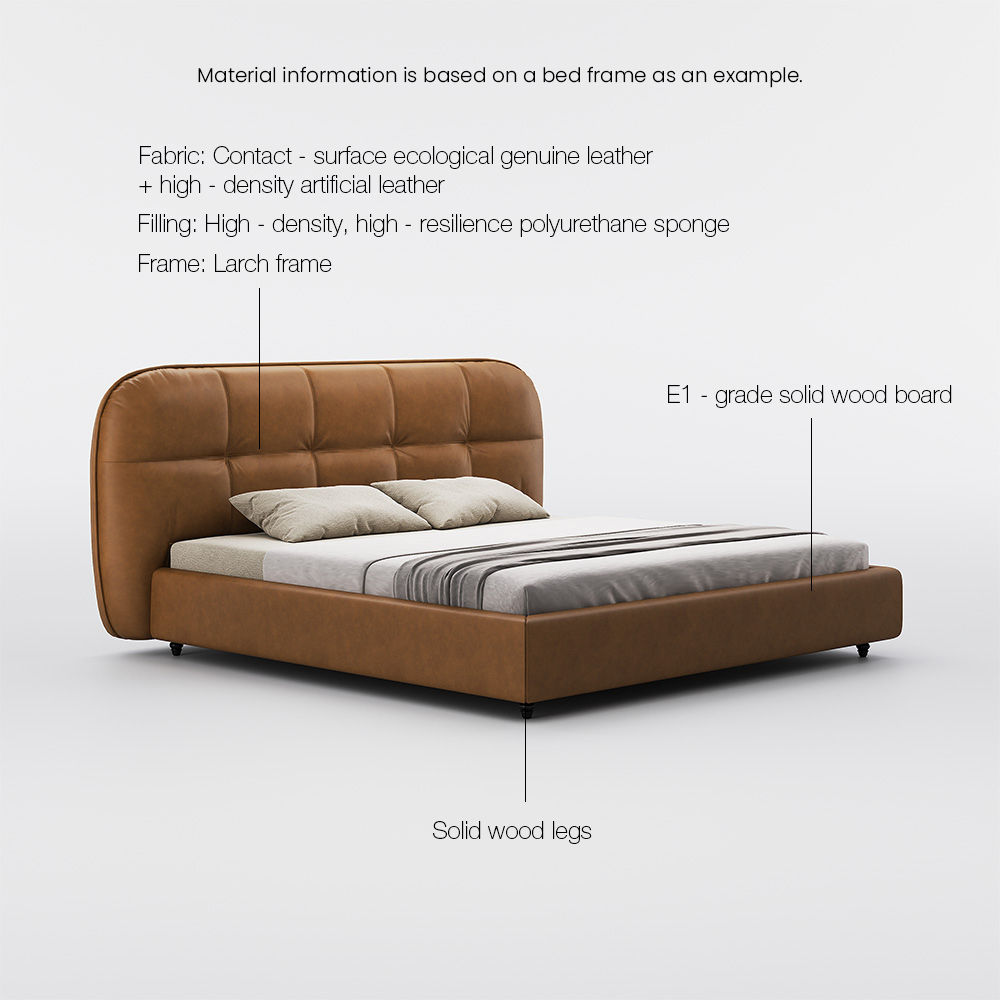 Modern Brown Leather Beds
