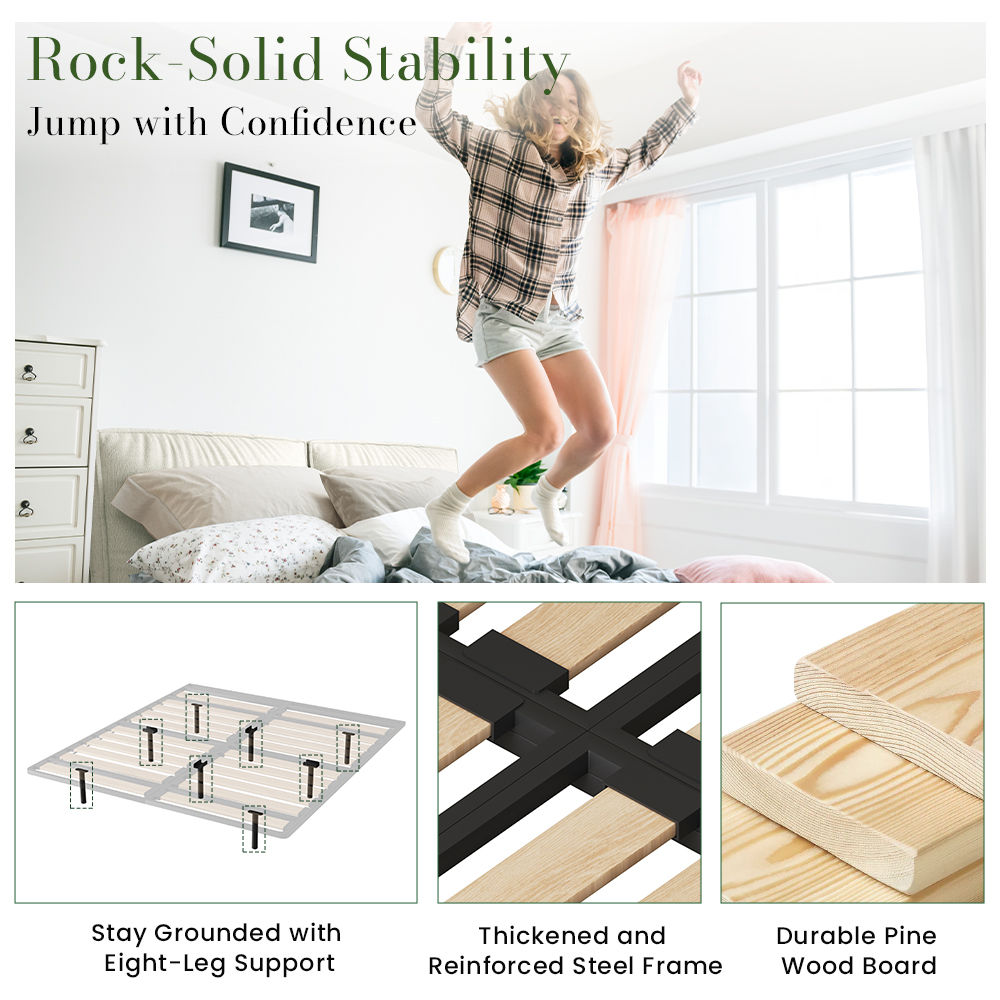 Modern Gray Chenille Beds