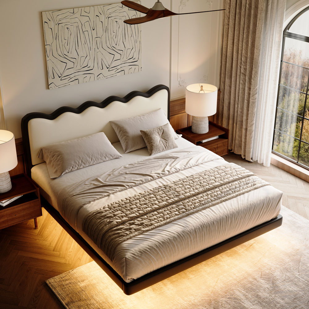 White & Black White & Black Plywood Beds