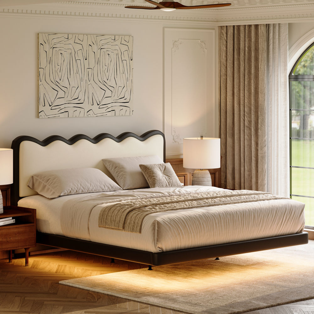 White & Black White & Black Plywood Beds