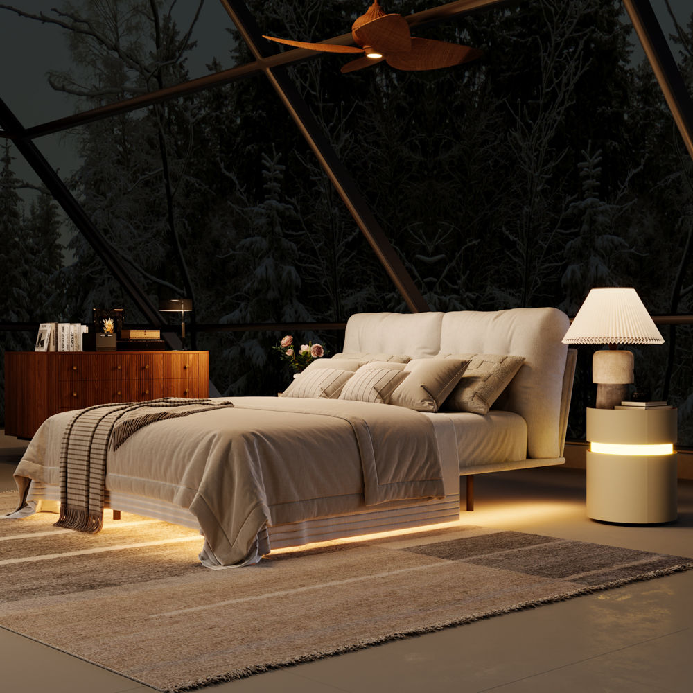 With Storage Linen Beds