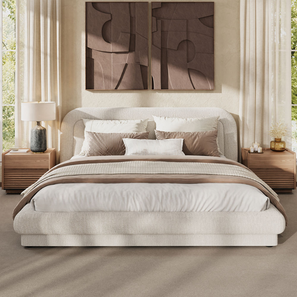 Chenille Beige Chenille Beds