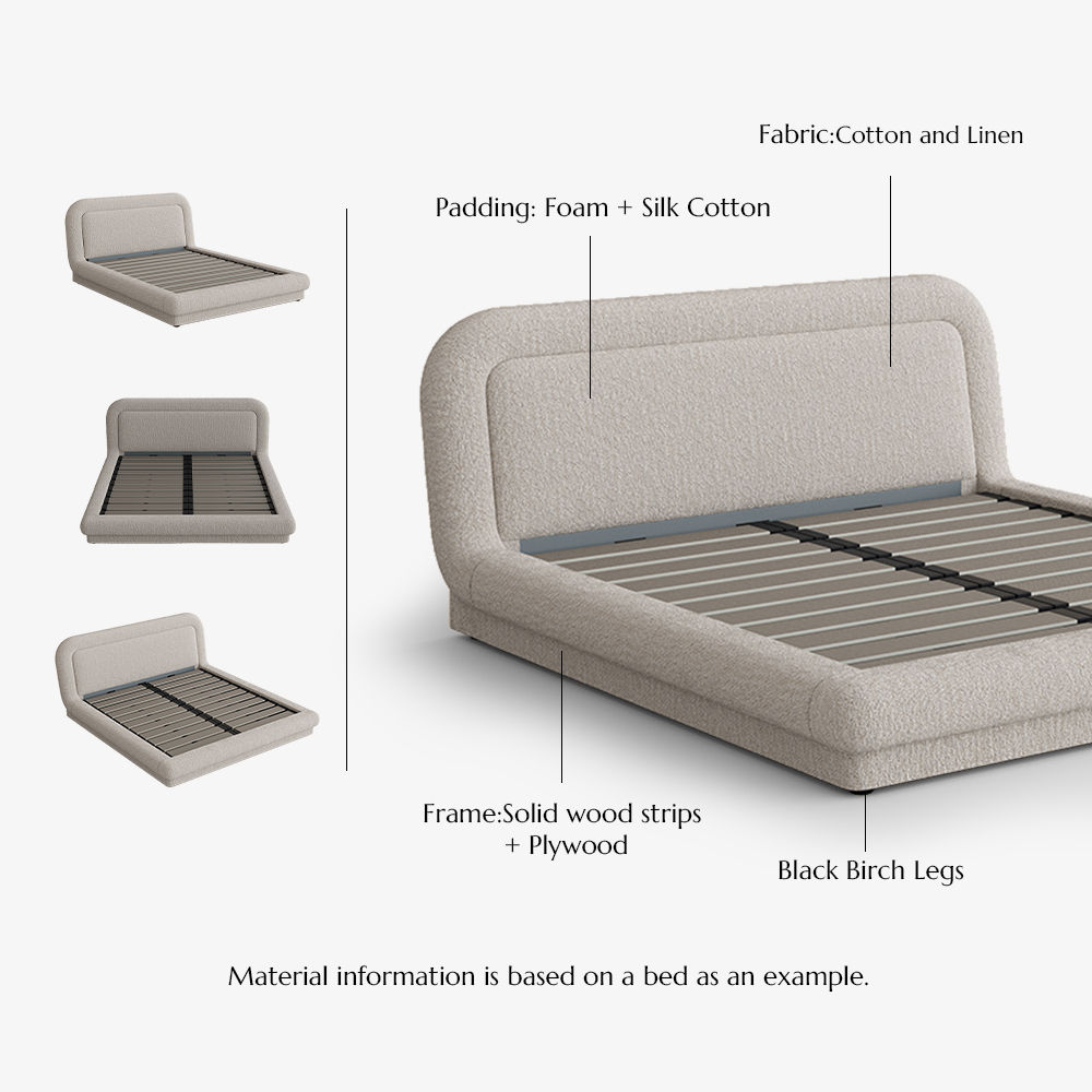 Chenille Beige Chenille Beds