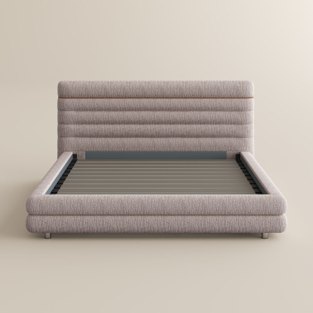 White Pink & White Chenille Beds