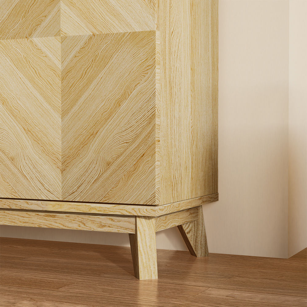 Wood color MDF Entryway Chests & Cabinets