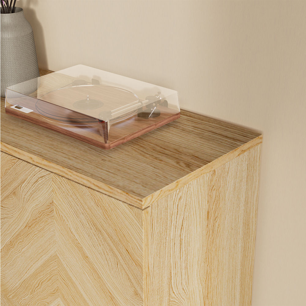 Wood color MDF Entryway Chests & Cabinets