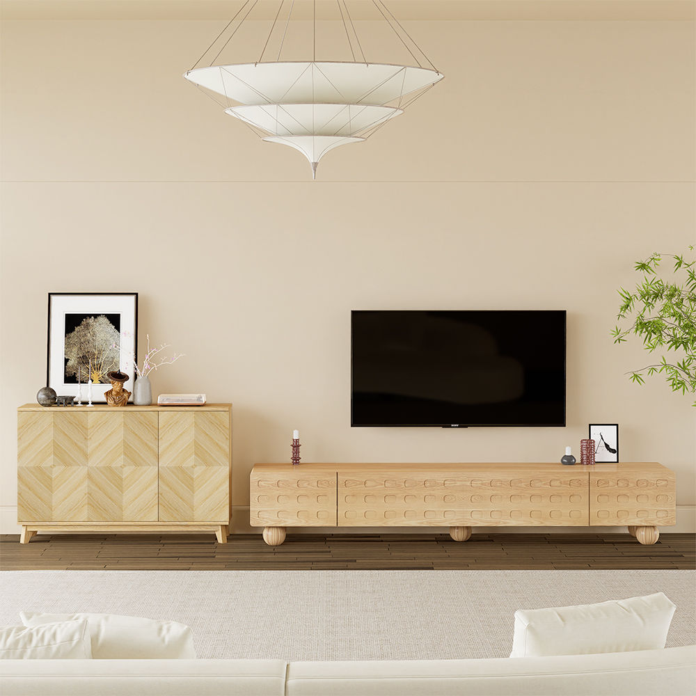 Wood color MDF Entryway Chests & Cabinets