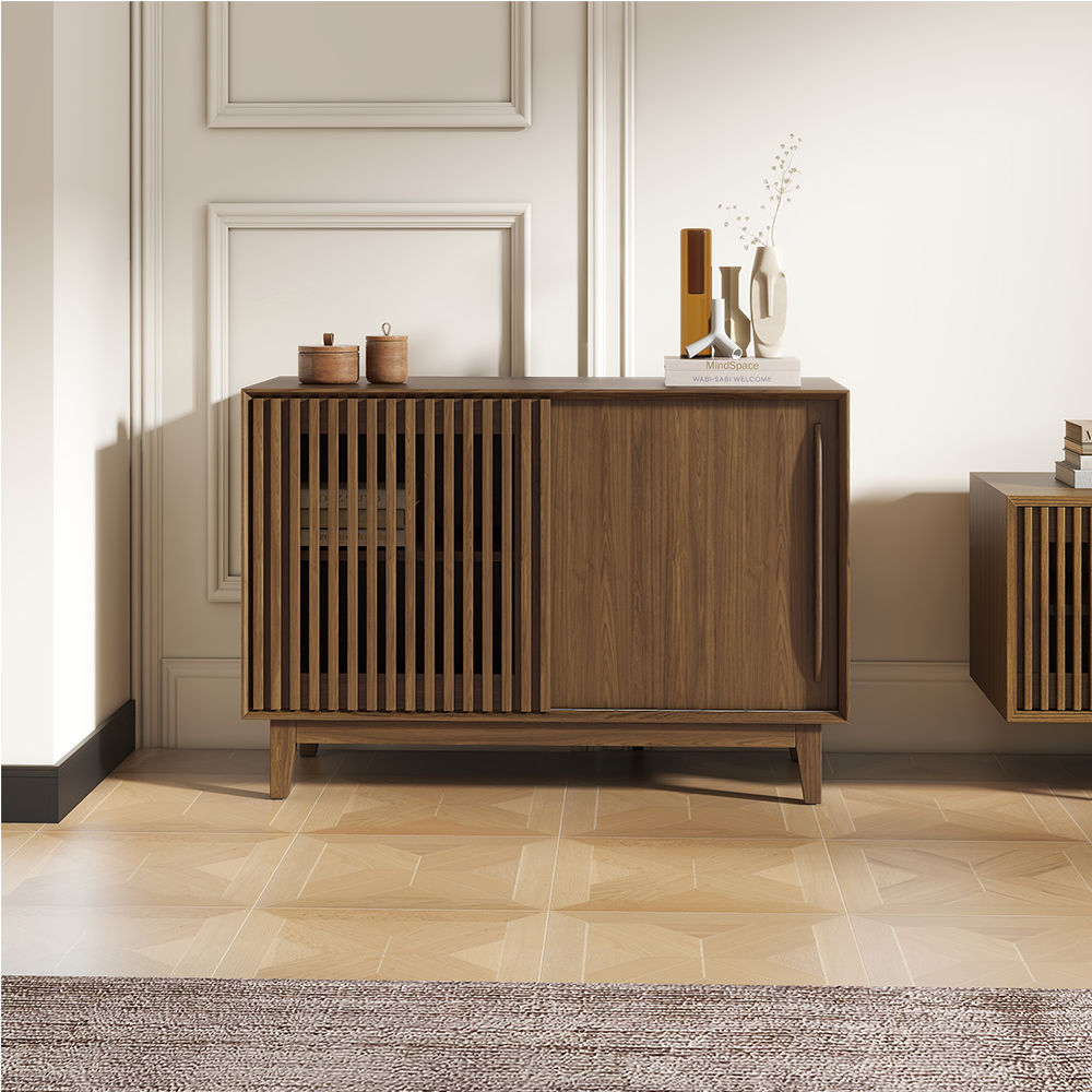 Fully Assemble Walnut Color MDF Cabinets & Chests