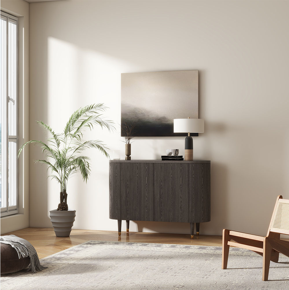 Wood Smoky MDF Cabinets & Chests