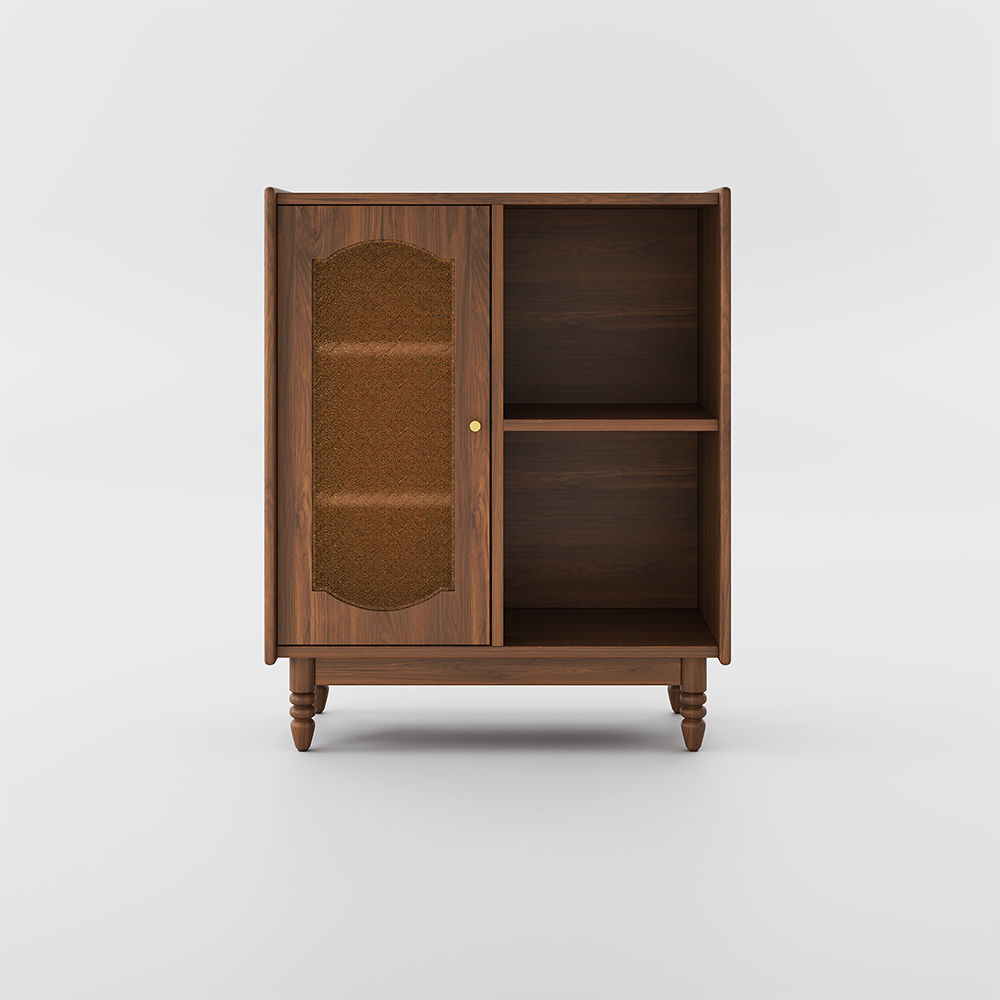 Partly Assemble Cherry Wood Color Cherry Wood Cabinets & Chests