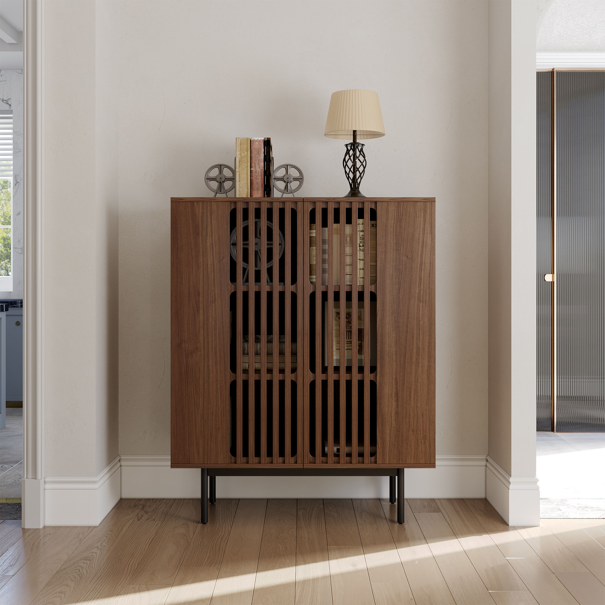 Dark Wood MDF Cabinets & Chests