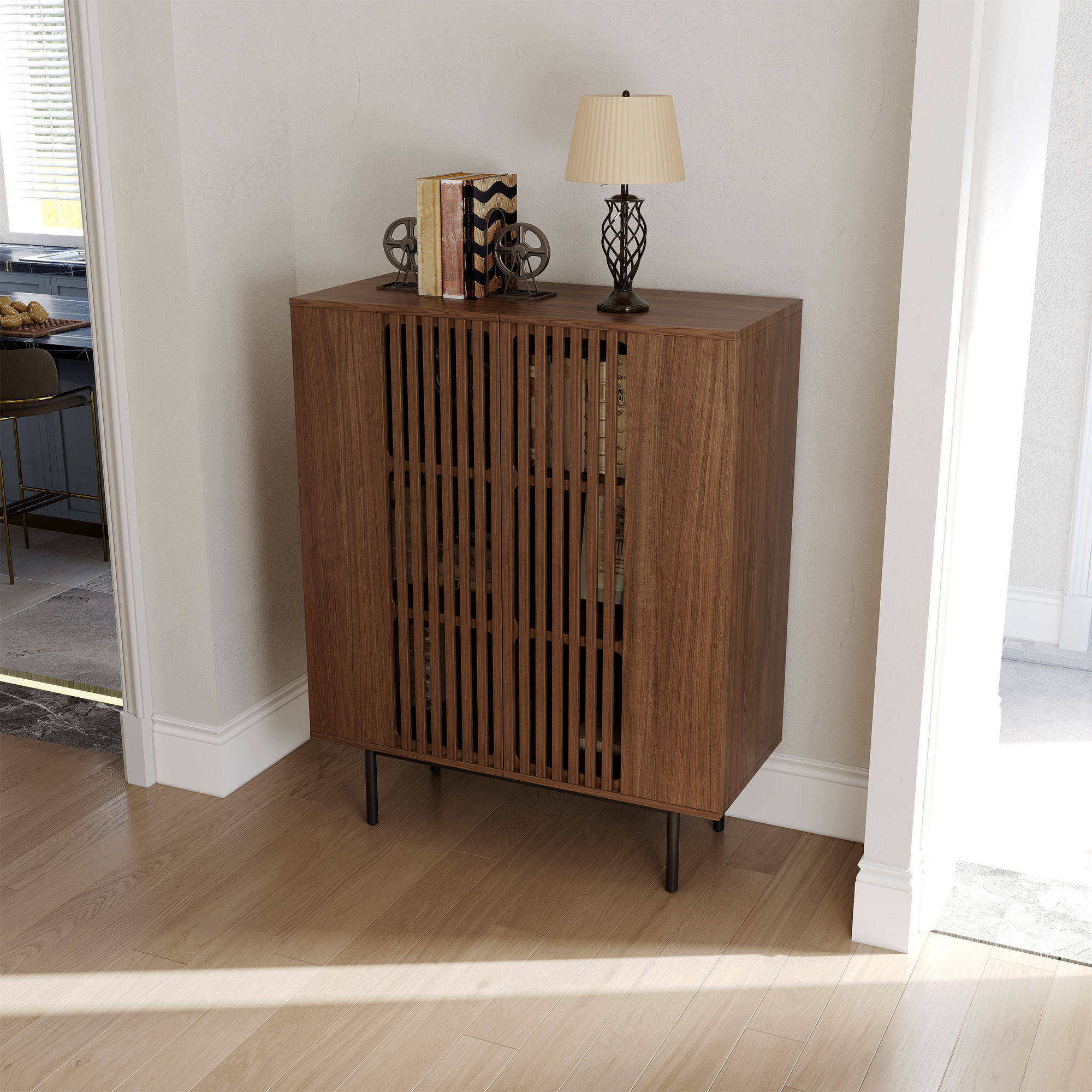 Dark Wood MDF Cabinets & Chests