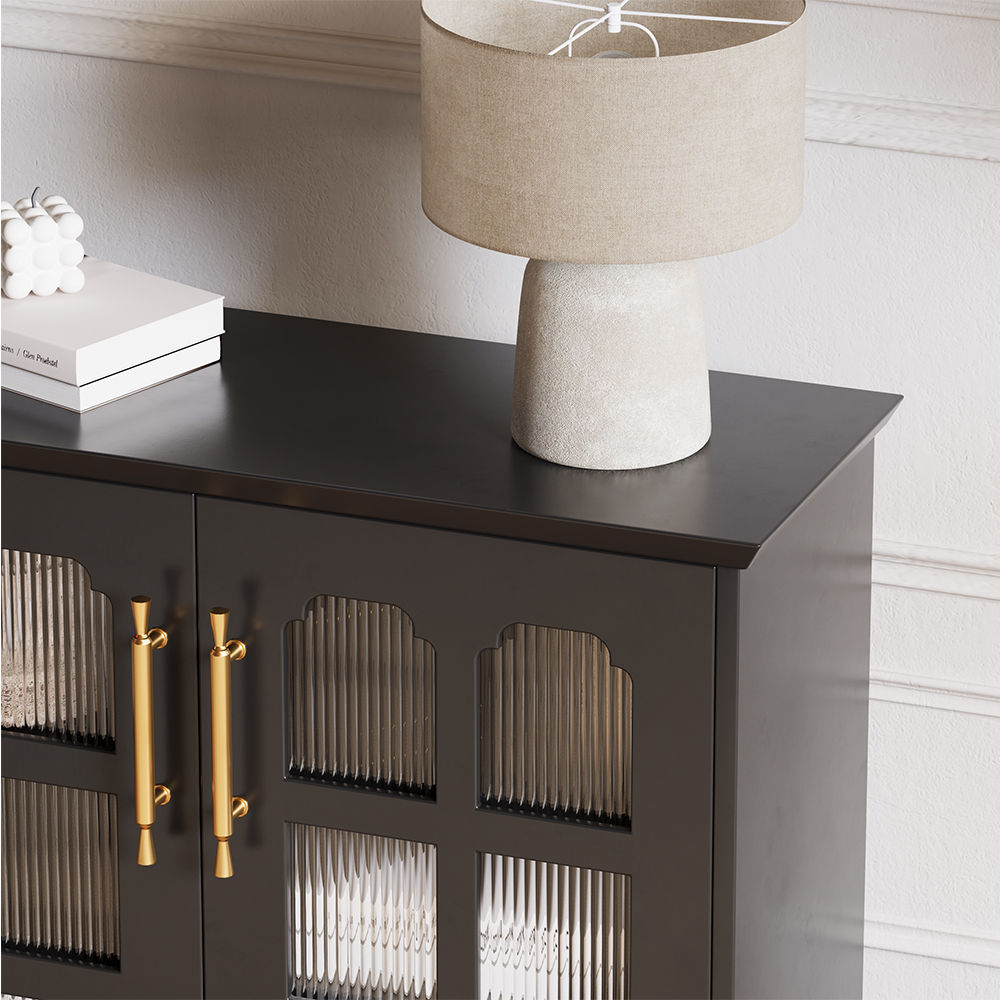 Partly Assemble Black Plywood Cabinets & Chests