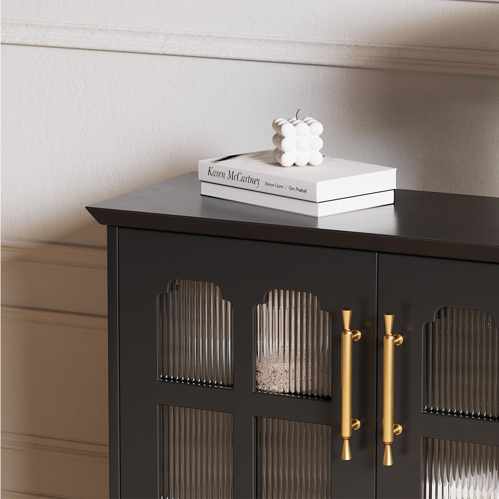 Modern Black Plywood Cabinets & Chests
