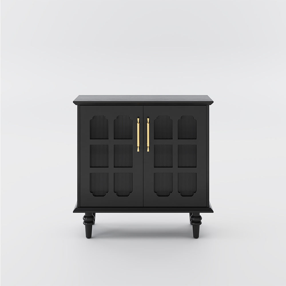 Partly Assemble Black Plywood Cabinets & Chests