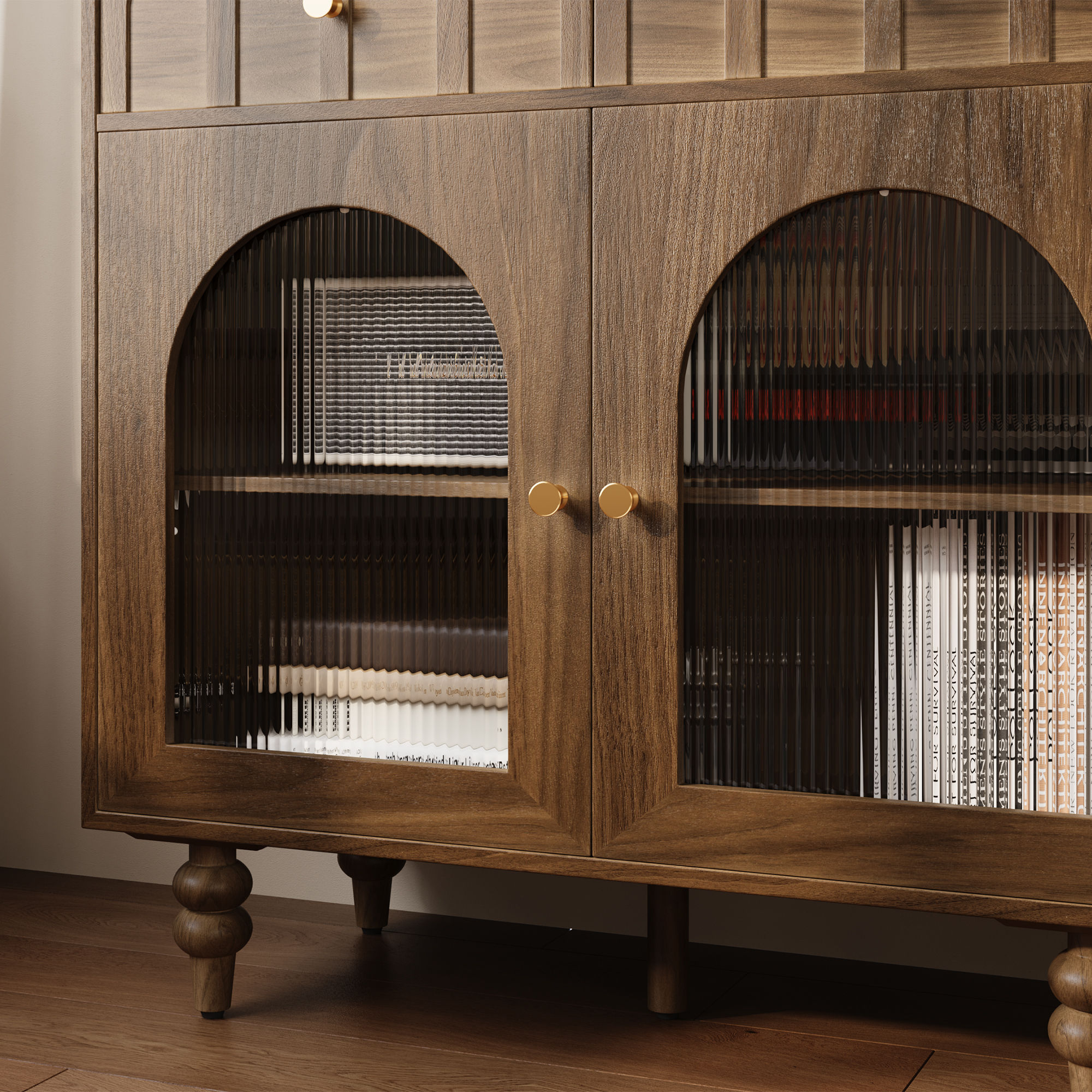 with Cabinets Walnut Color Plywood Cabinets & Chests