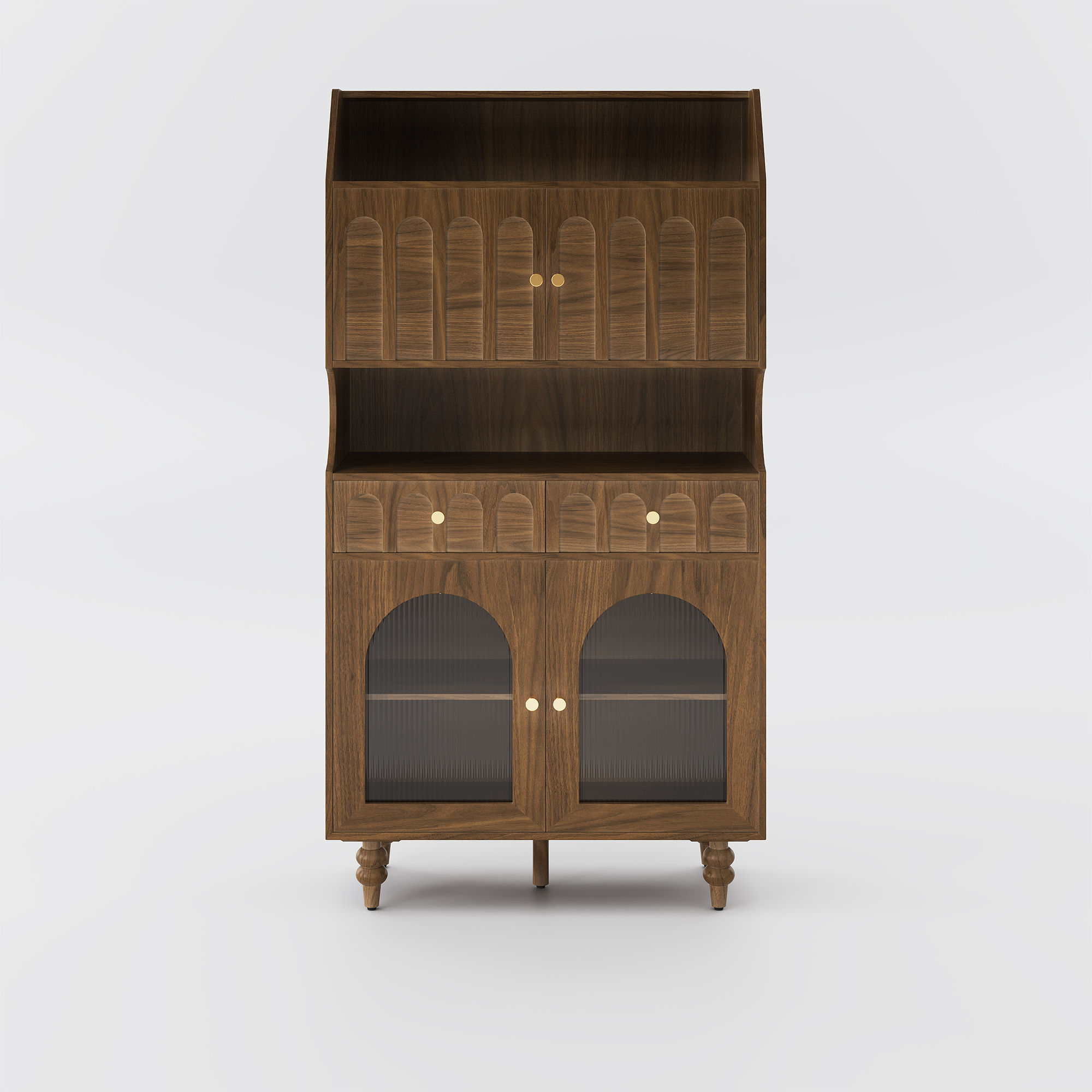 with Cabinets Walnut Color Plywood Cabinets & Chests
