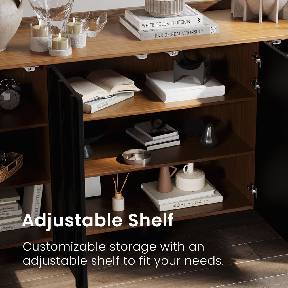 with Cabinets Walnut & Black Plywood Cabinets & Chests
