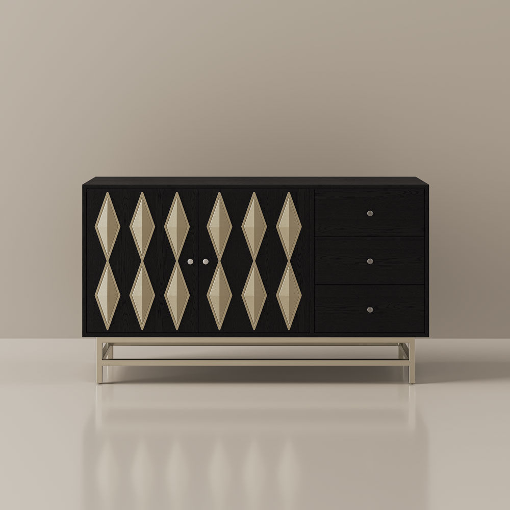 Black MDF Cabinets & Chests