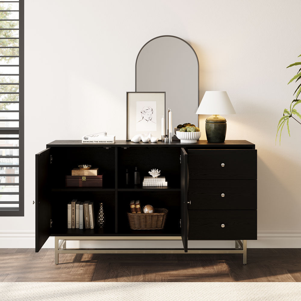 Black MDF Cabinets & Chests