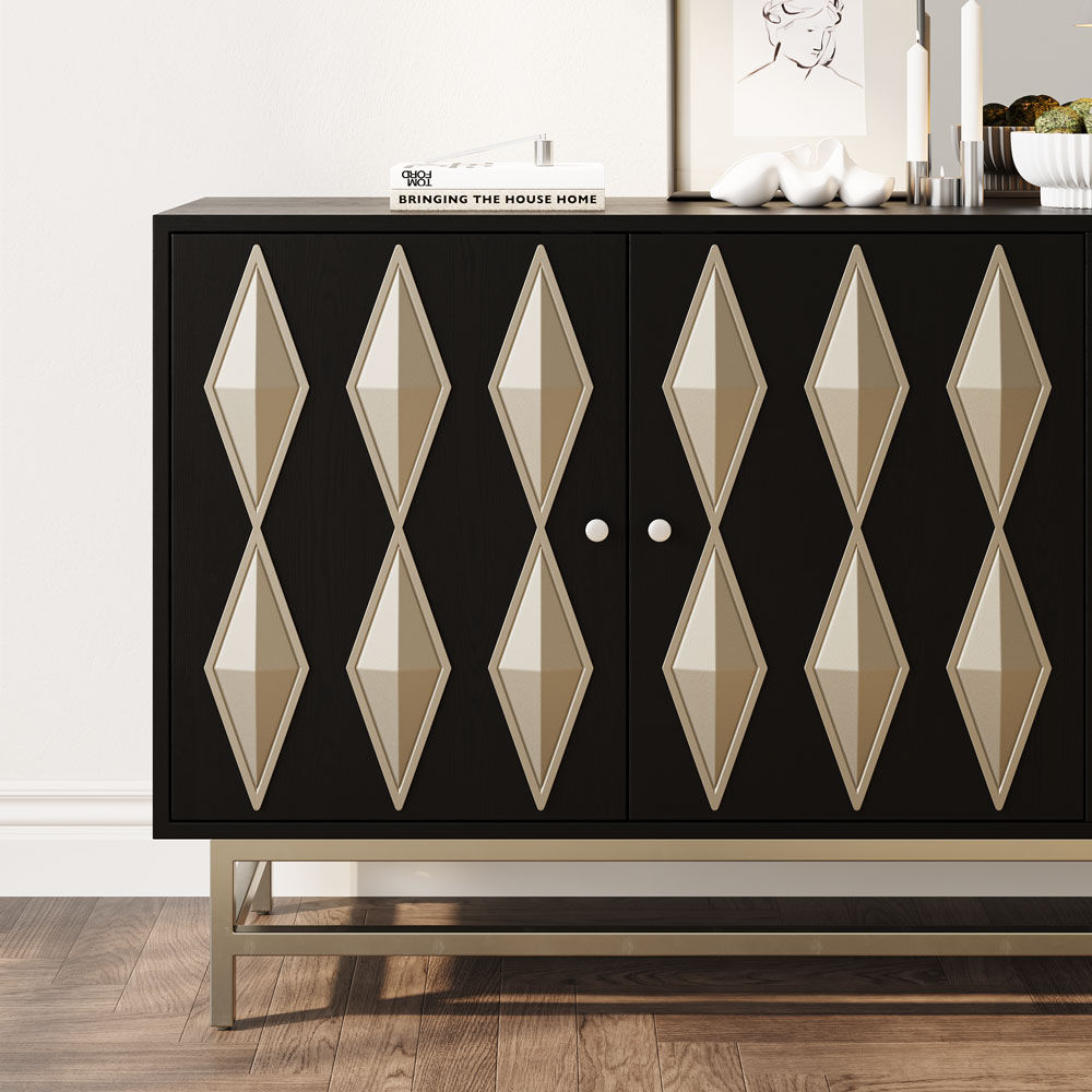 Black MDF Cabinets & Chests