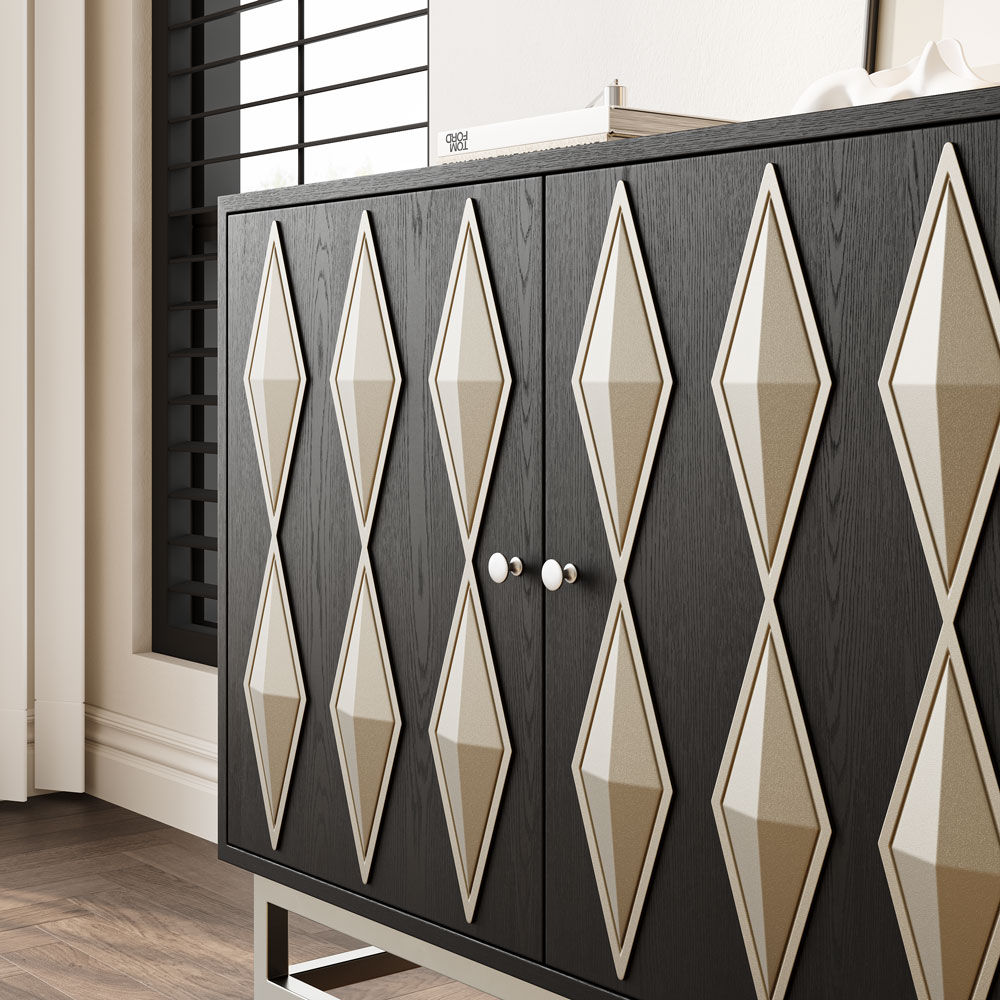 Black MDF Cabinets & Chests