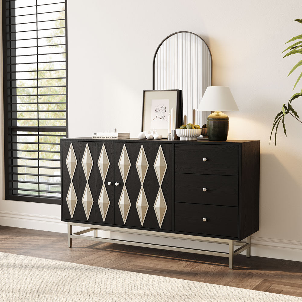 Black MDF Cabinets & Chests