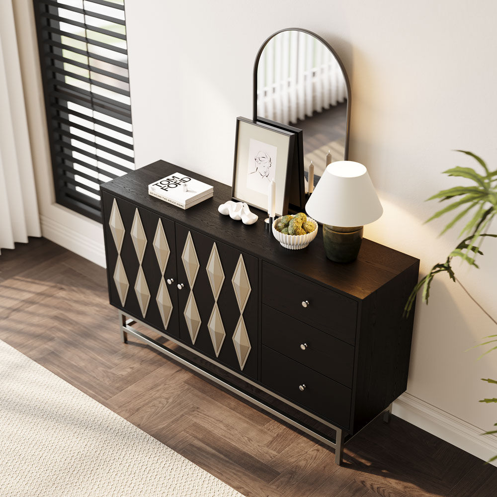 Black MDF Cabinets & Chests