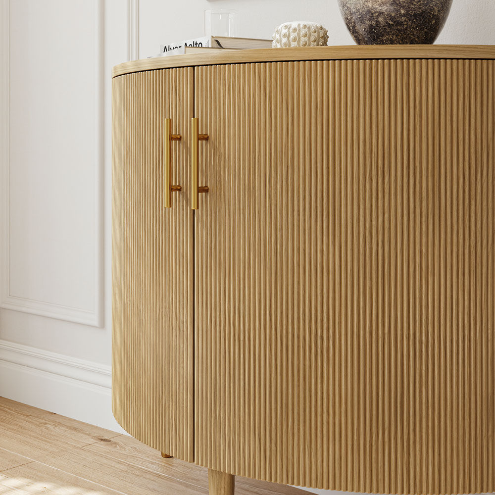 Walnut Color MDF & Solid Wood Cabinets & Chests
