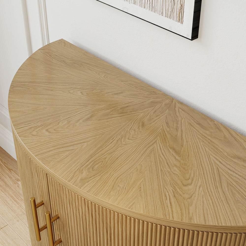 Walnut Color MDF & Solid Wood Cabinets & Chests